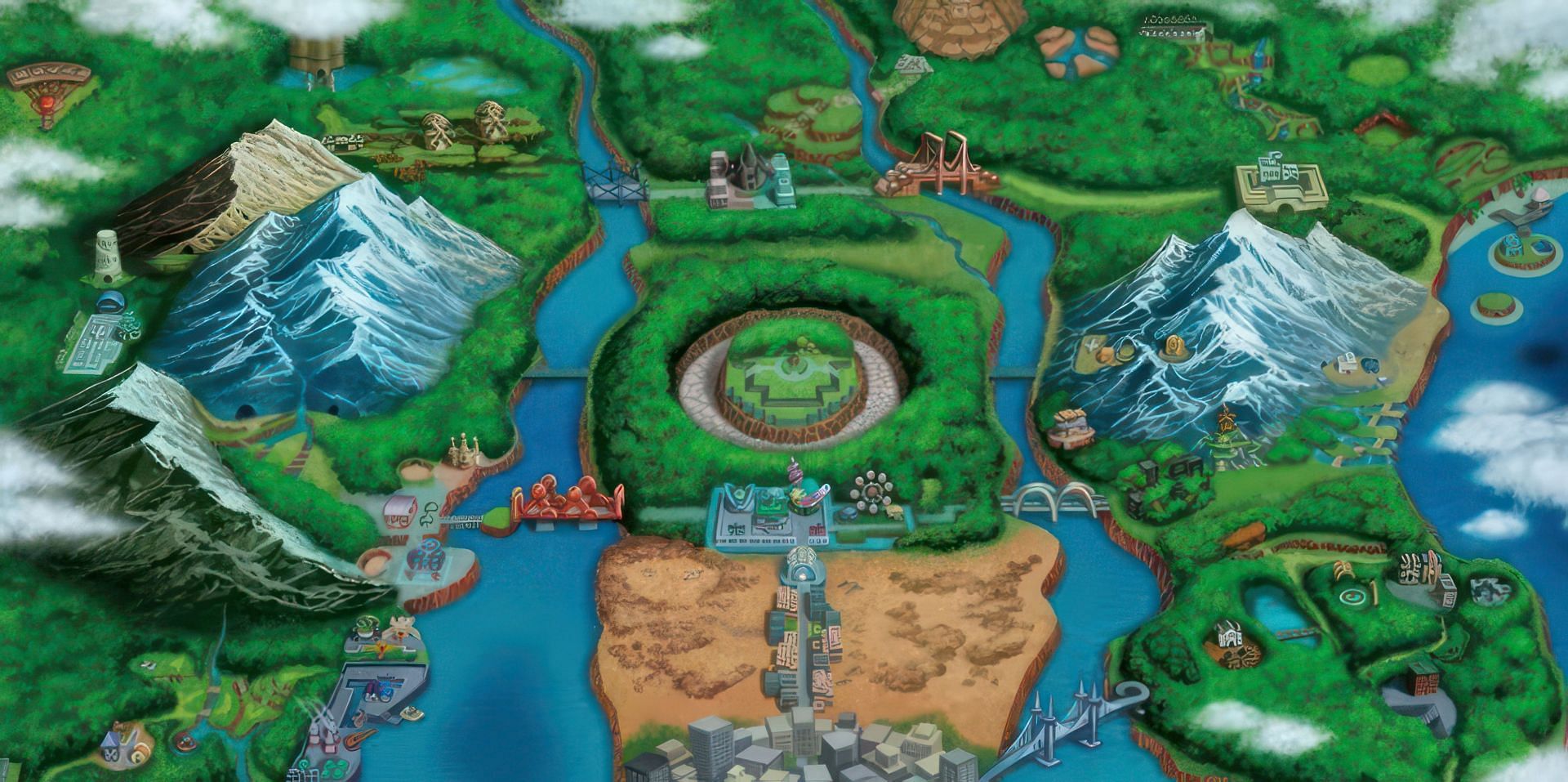 Unova Region (Image via TPC)